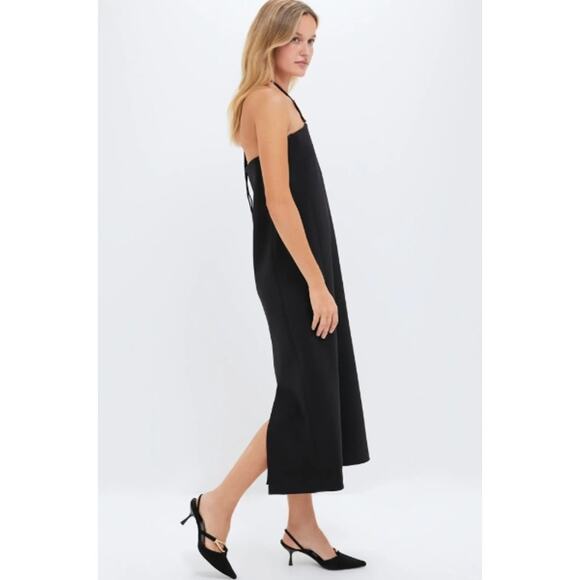 ALEXIS Black Sezane Midi Dress Gold Accent Size XS NWT Retail $795 Tuckernuck - Picture 4 of 6